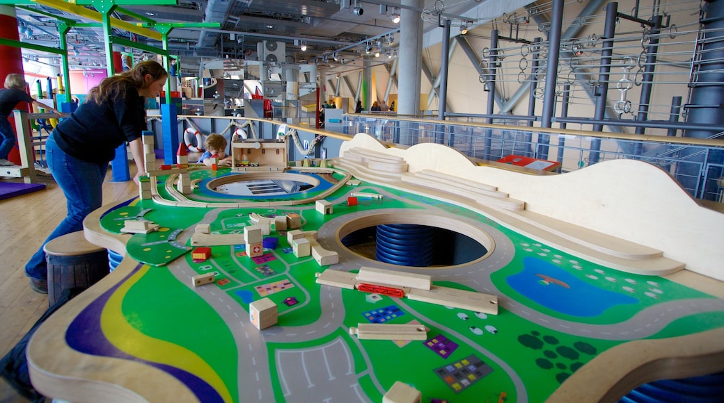 Glasgow Science Centre showing interior views