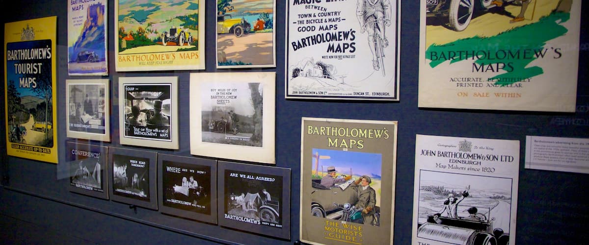 National Library of Scotland which includes signage and interior views