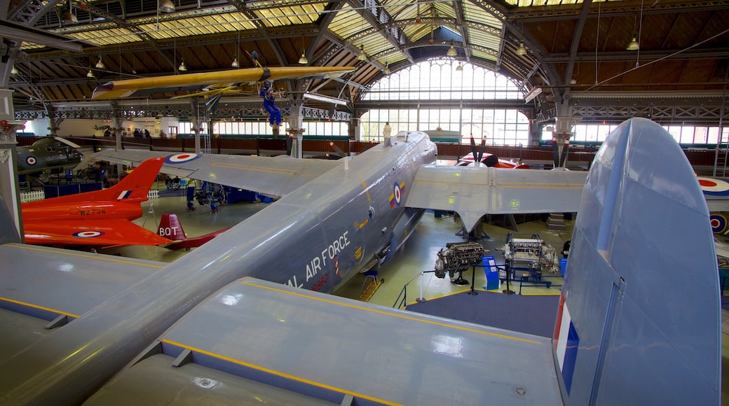 Museum of Science and Industry featuring interior views and aircraft