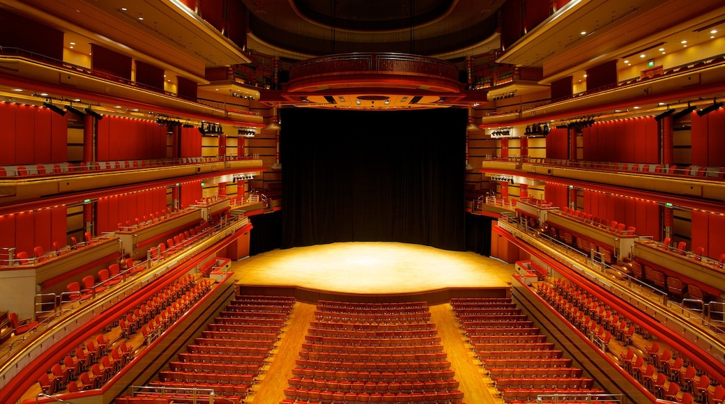 Symphony Hall showing interior views and theatre scenes