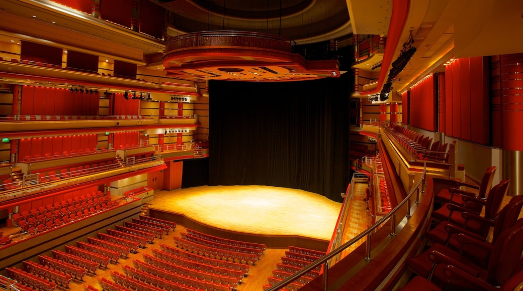 Symphony Hall which includes theatre scenes and interior views