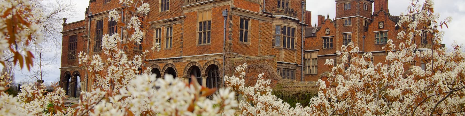 Aston Hall showing heritage architecture and a castle