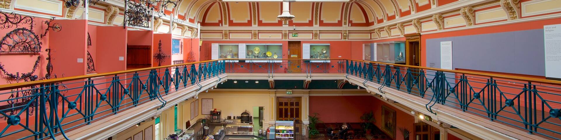 Birmingham Museum and Art Gallery featuring art and interior views