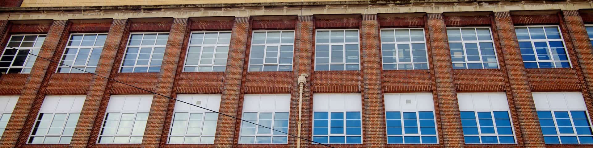 Cadbury World welches beinhaltet historische Architektur, Beschilderung und CBD