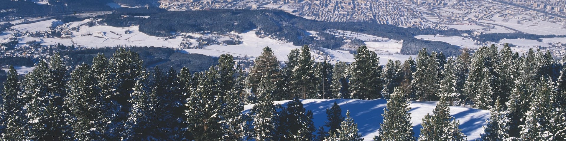Nordkette Cable Car showing landscape views, mountains and snow