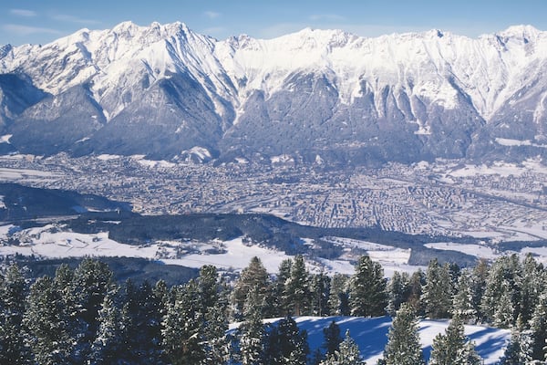 Nordkette montrant montagnes, panoramas et neige