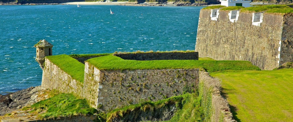 Cork featuring a coastal town, rocky coastline and landscape views