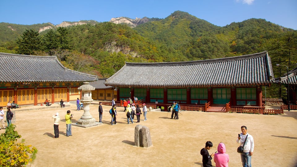 Sinheungsa Temple showing religious elements, heritage architecture and a temple or place of worship