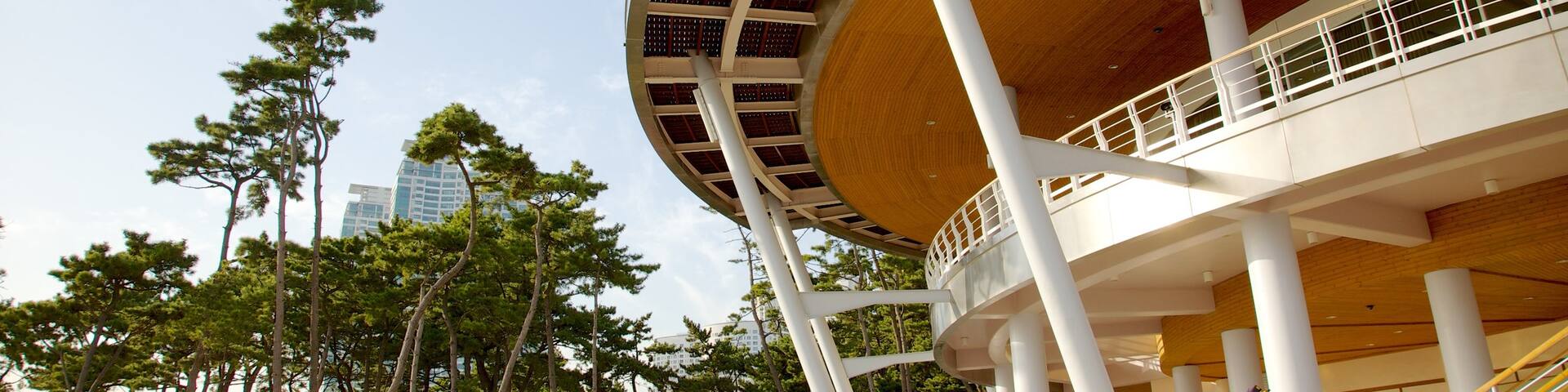 Nurimaru APEC House mit einem moderne Architektur und Stadt