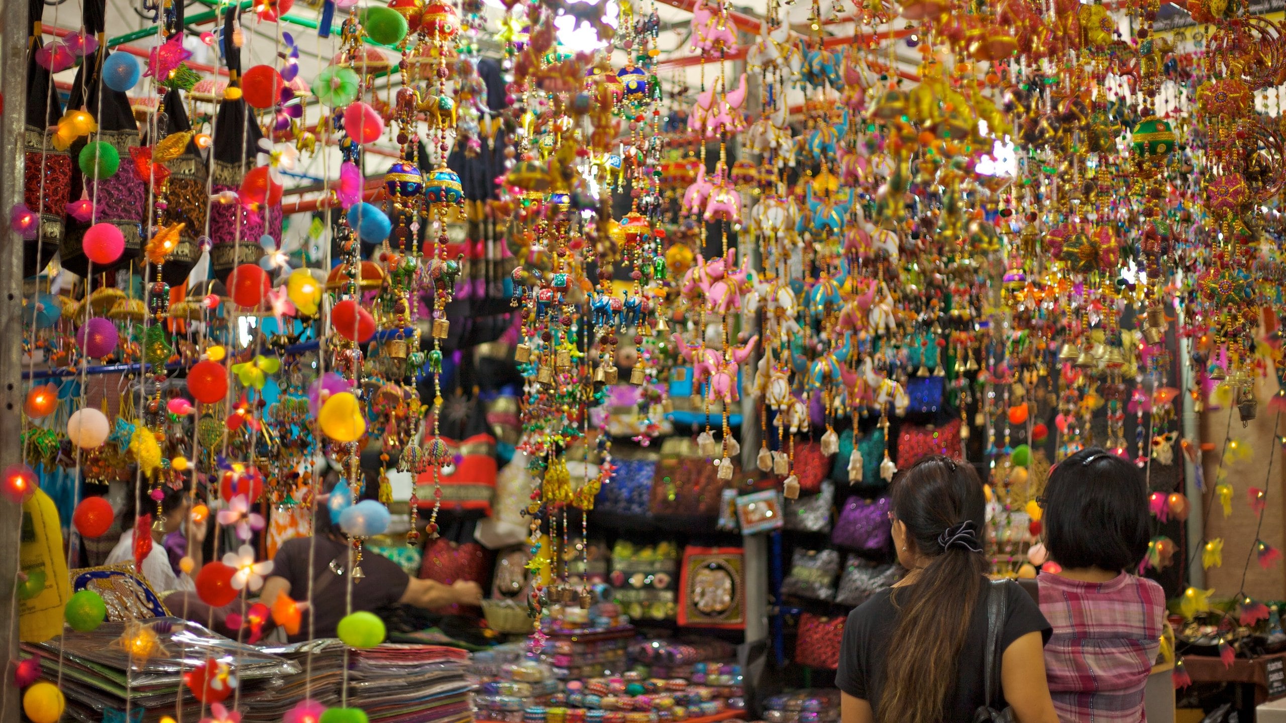 Little India which includes markets and interior views