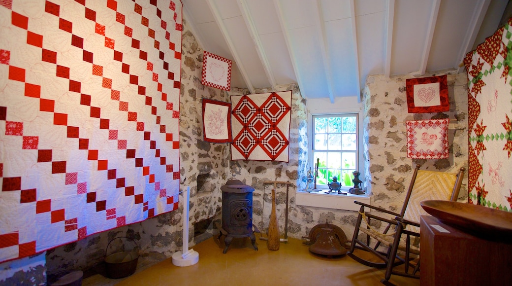 Bailey House Museum featuring interior views