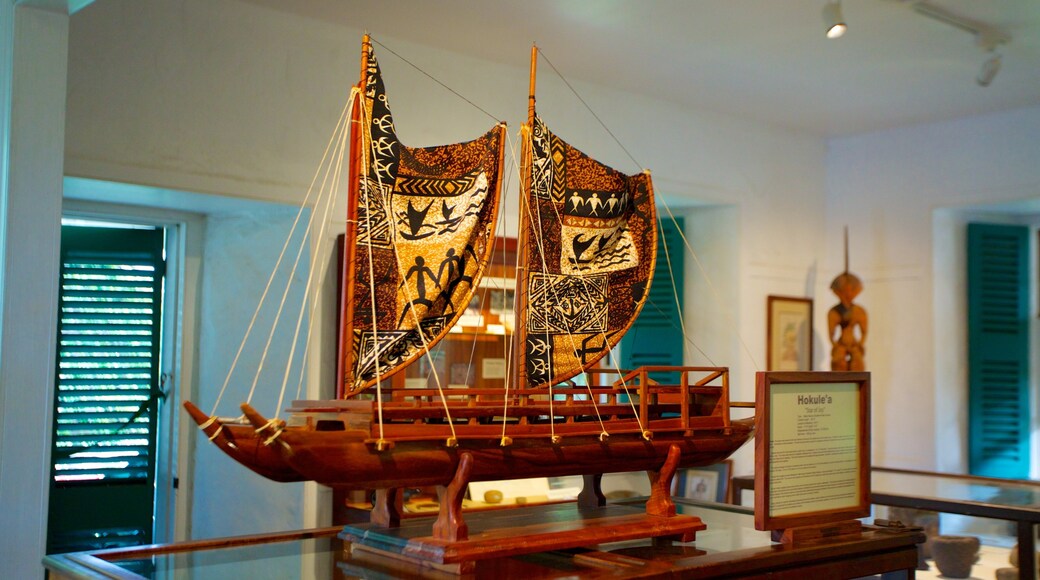 Bailey House Museum featuring interior views