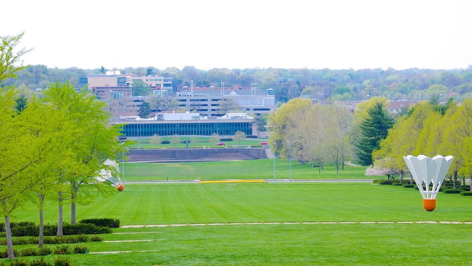 Nelson-Atkins Museum of Art which includes a park