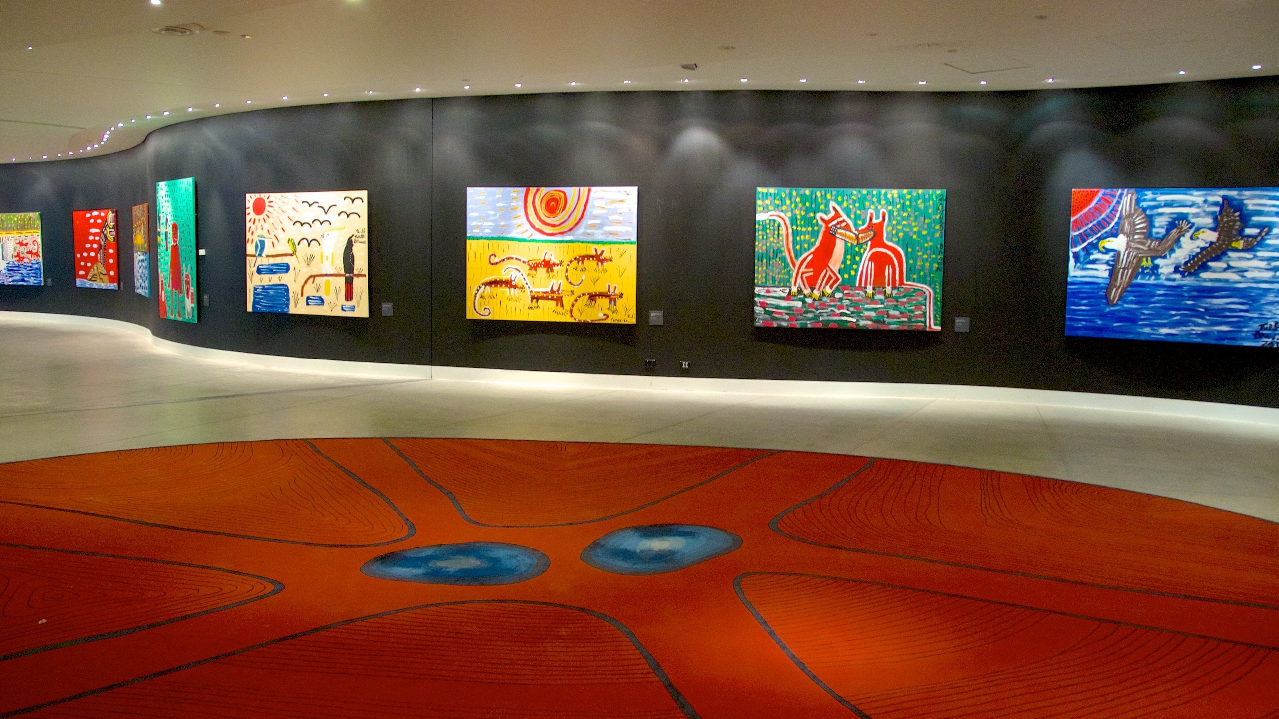 メルボルン博物館 表示 アート と 屋内の眺め