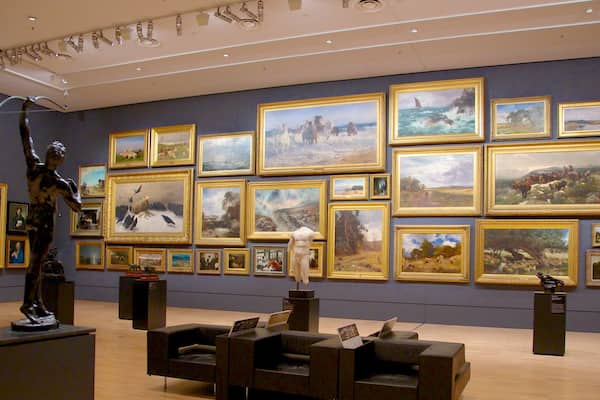National Gallery of Victoria which includes interior views and art