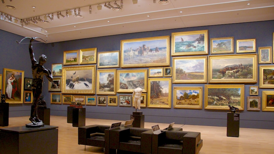 National Gallery of Victoria mettant en vedette art et vues intérieures