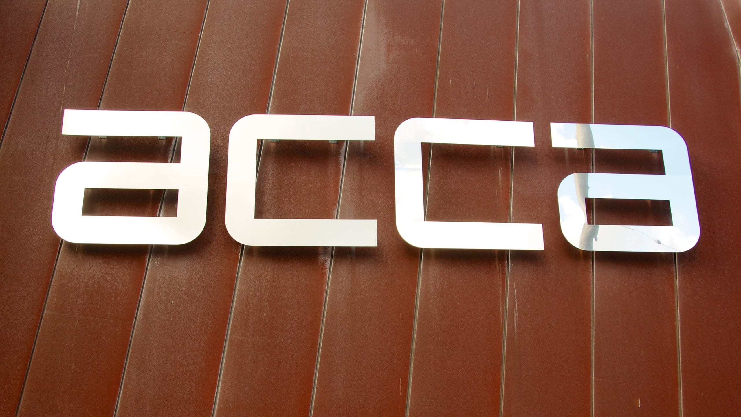 Australian Centre for Contemporary Art featuring art and signage