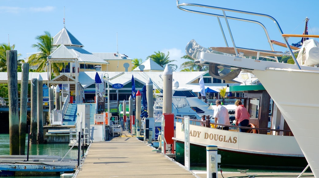 Marina Mirage which includes a marina and boating