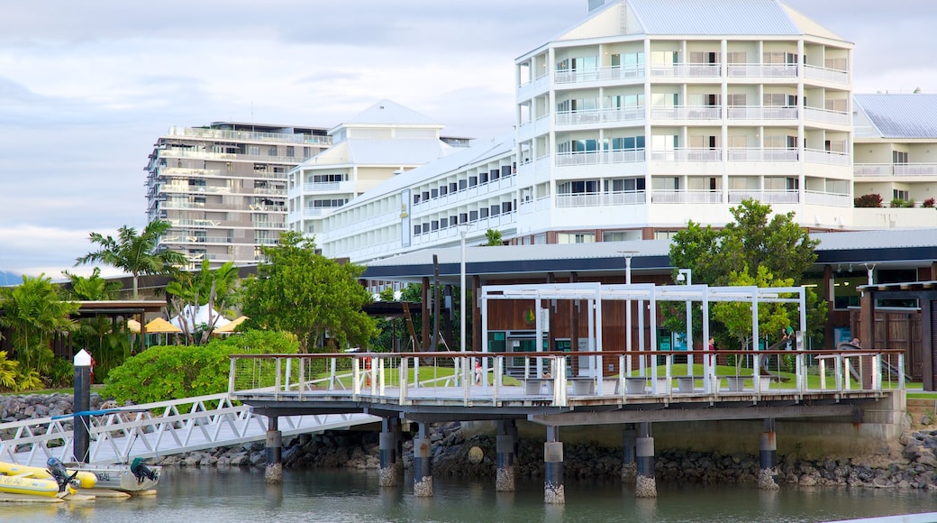 Cairns which includes a city