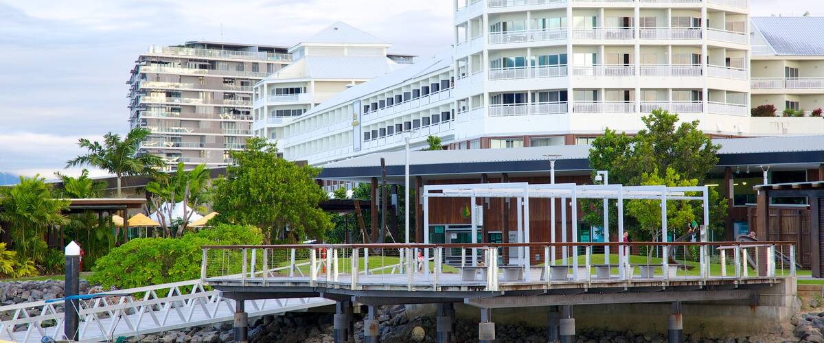 Cairns which includes a city