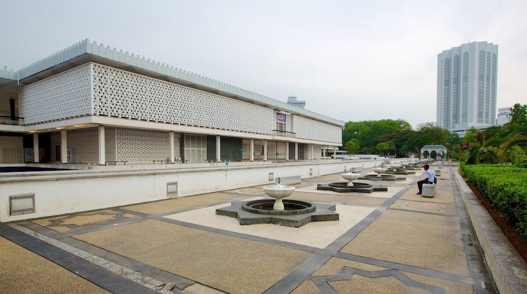 Peninsular Malaysia showing a fountain