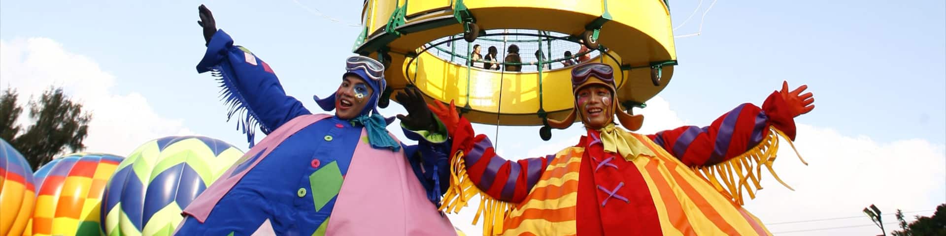 Ocean Park featuring performance art and rides
