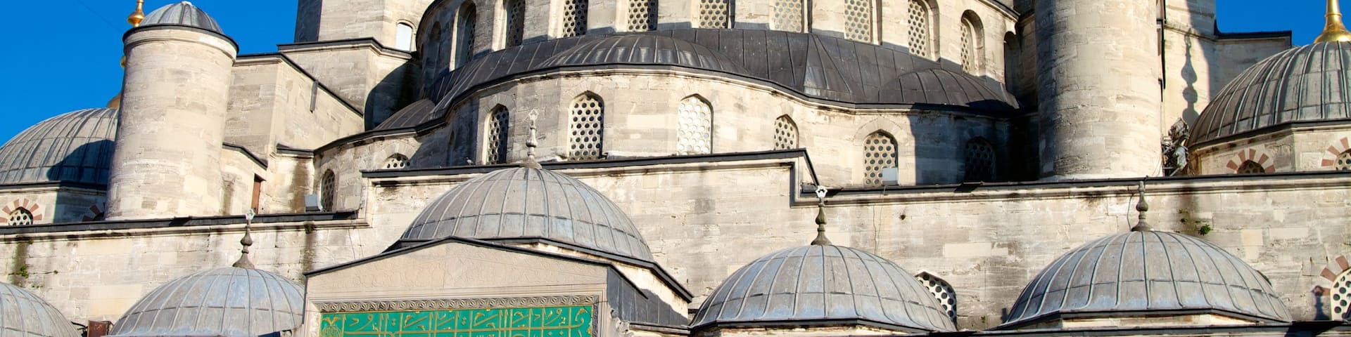 Blaue Moschee mit einem Moschee, historische Architektur und religiöse Aspekte