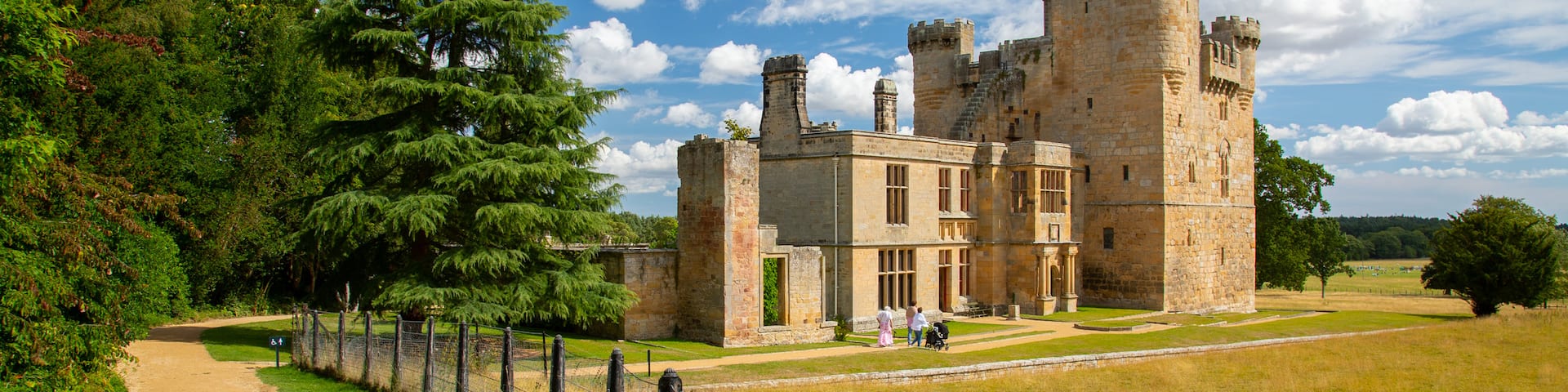 Belsay Hall, Castle and Gardens featuring chateau or palace and heritage architecture