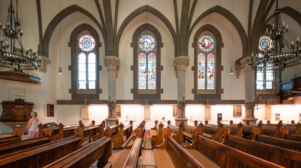 Evangelical Church which includes a church or cathedral, interior views and heritage elements