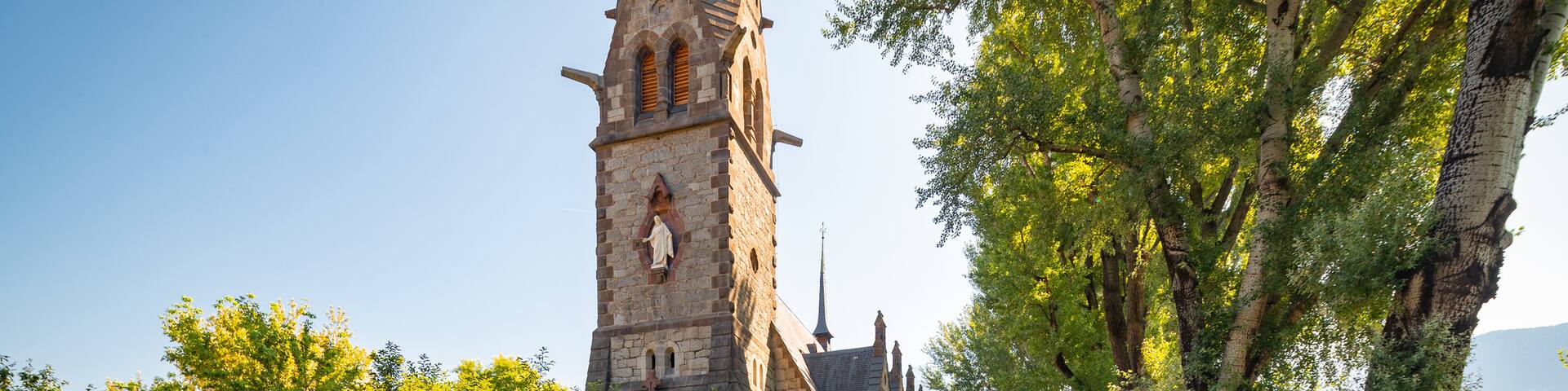 South Tyrol showing a church or cathedral and heritage architecture