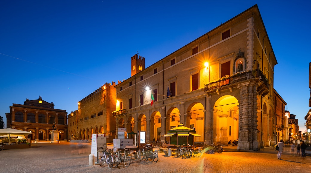 Rimini City Hall featuring night scenes and heritage elements