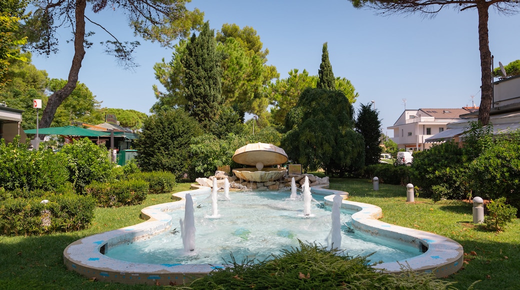 Riccione featuring a park and a fountain