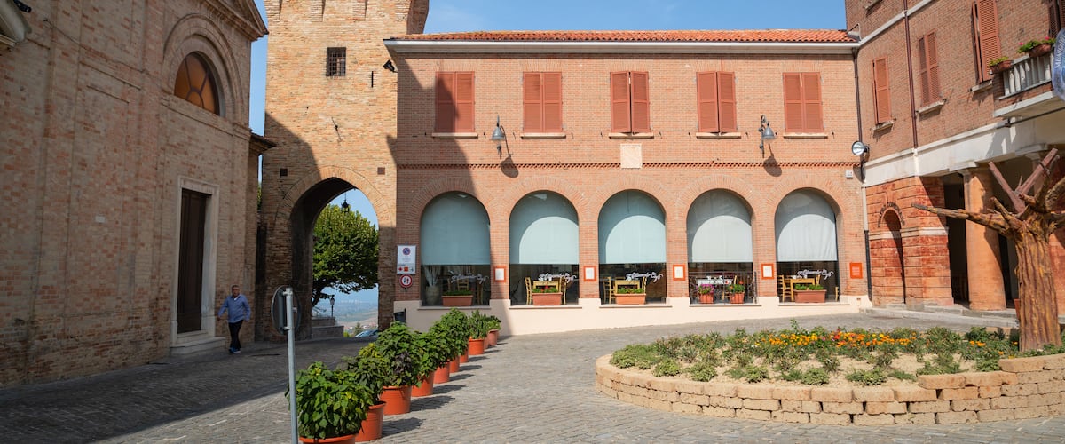 Saludecio featuring a park and heritage elements