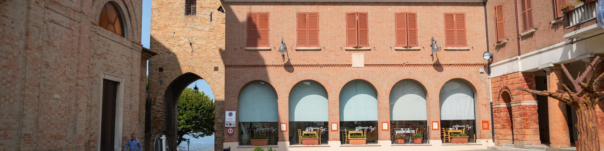 Saludecio featuring a park and heritage elements