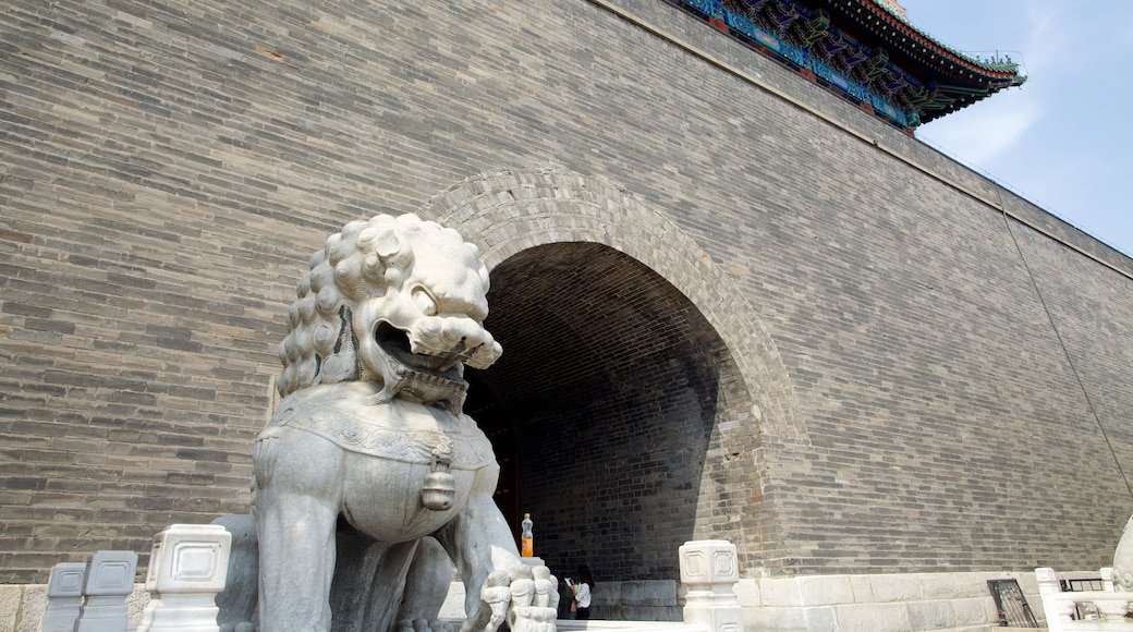 Hebei which includes a statue or sculpture and heritage elements