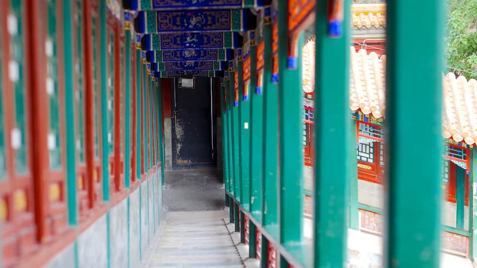 Summer Palace showing interior views and a castle