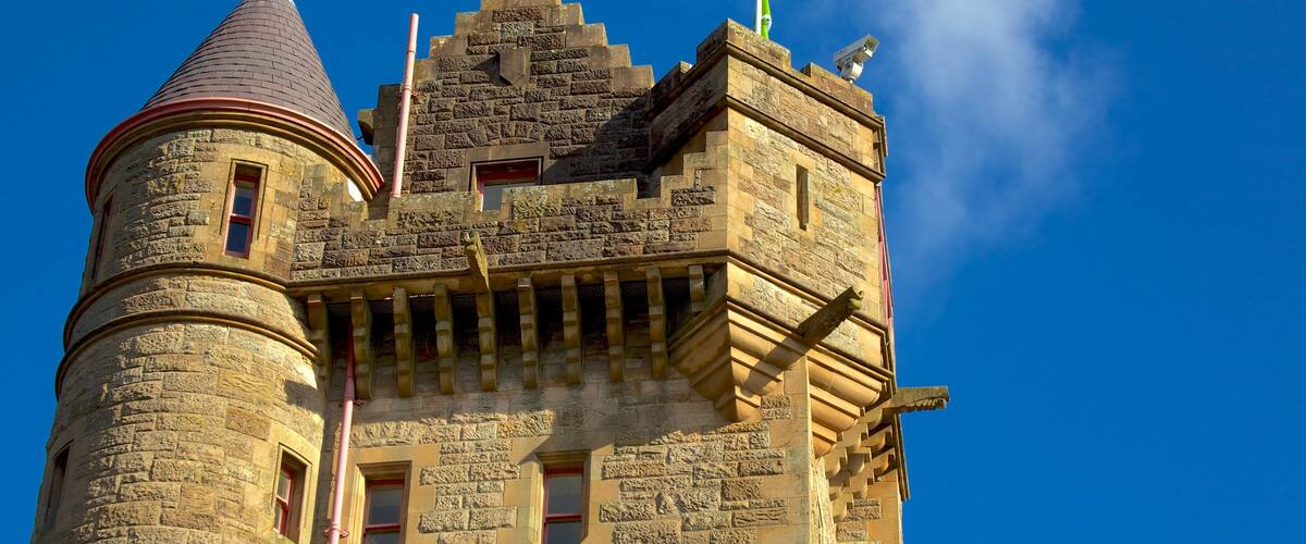 Belfast Castle featuring heritage architecture and chateau or palace