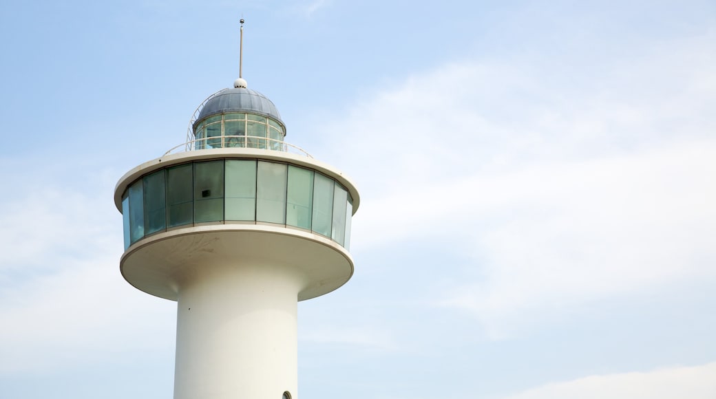 Taejongdae Park which includes a lighthouse