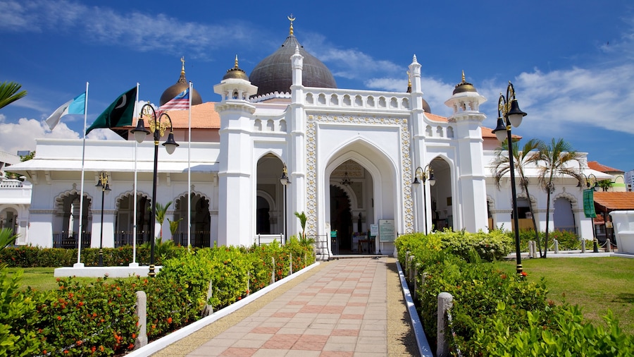 Kapitan Keling Mosque featuring heritage architecture, religious aspects and a mosque