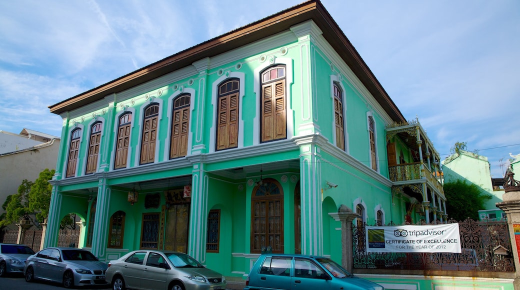 Pinang Peranakan herregård som viser hus