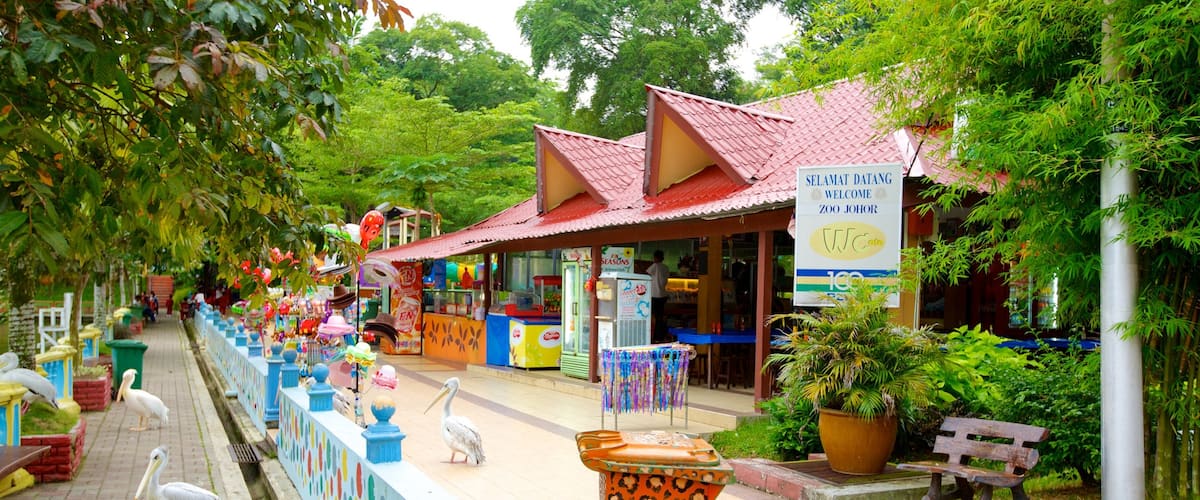 Johor Bahru mettant en vedette animaux de zoo et vie des oiseaux