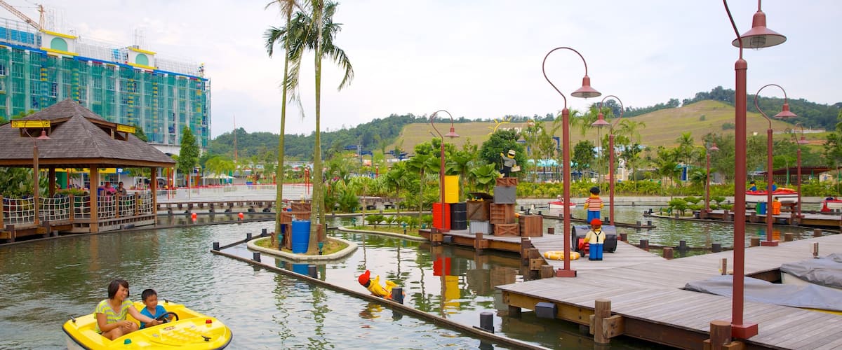 Johor Bahru featuring a pond, boating and rides
