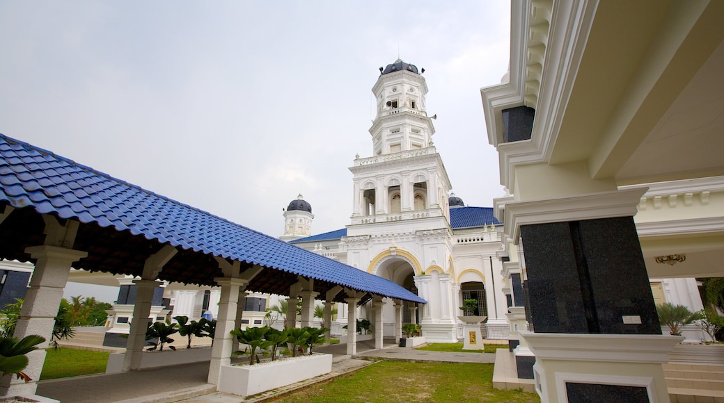 Johor Bahru montrant patrimoine architectural et mosquée