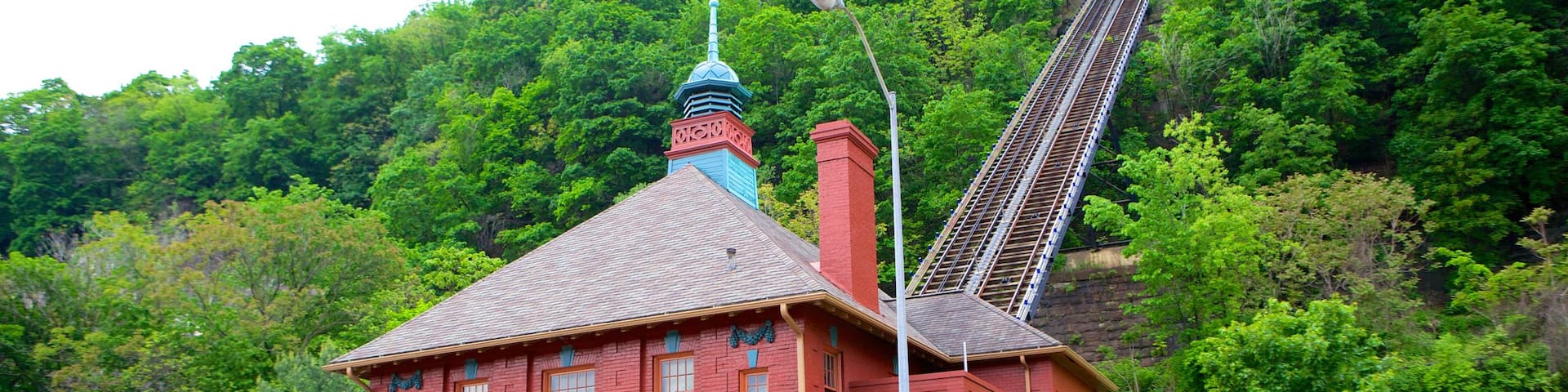 Monongahela Incline showing a gondola