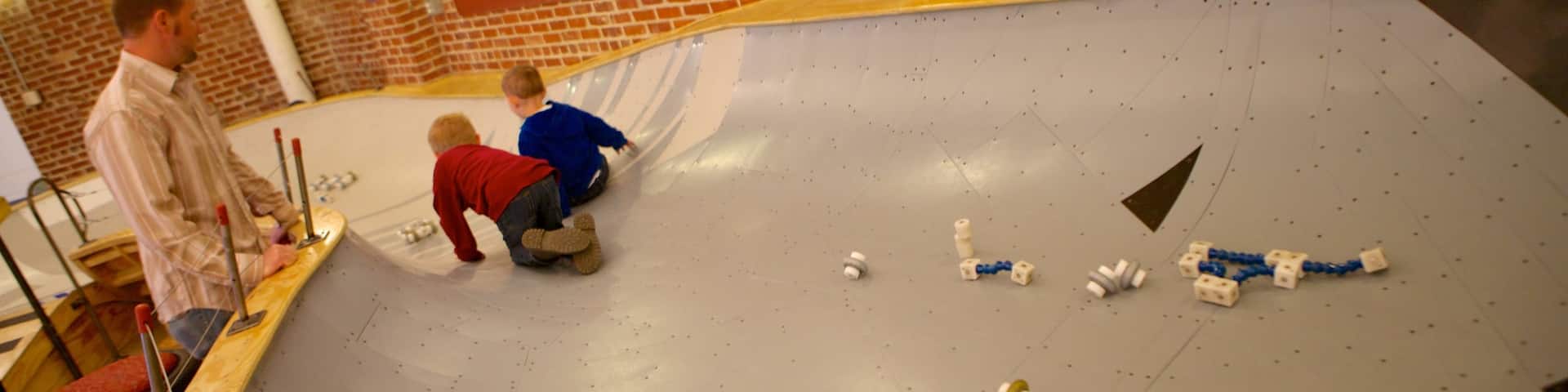 Children\\\'s Museum of Pittsburgh which includes signage and interior views