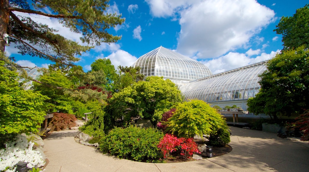 フィップス コンサバトリー フィーチャー 花 と 庭園