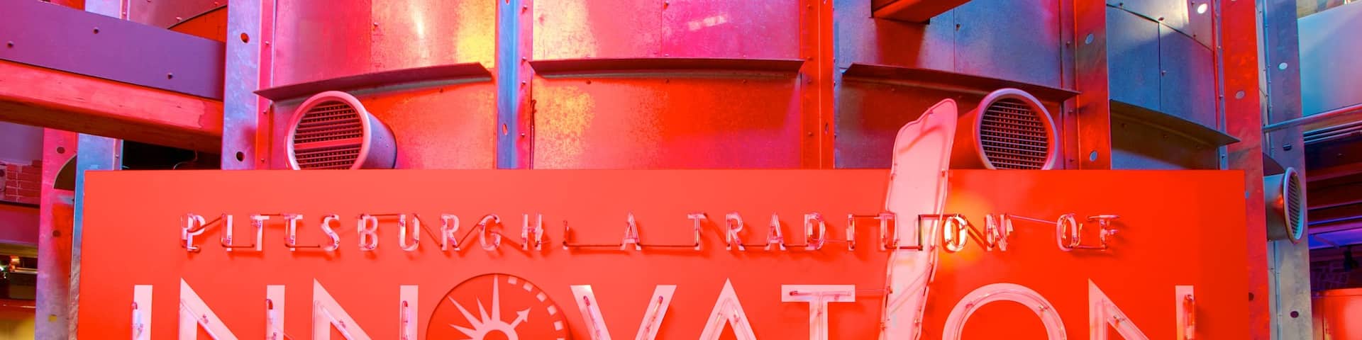 Senator John Heinz History Center which includes interior views and signage