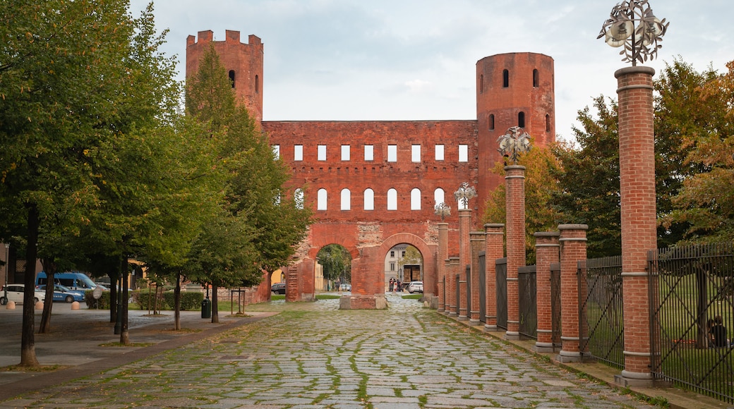 Palatine Towers featuring a garden and heritage architecture