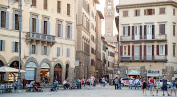 Piazza Santa Croce which includes a city and street scenes