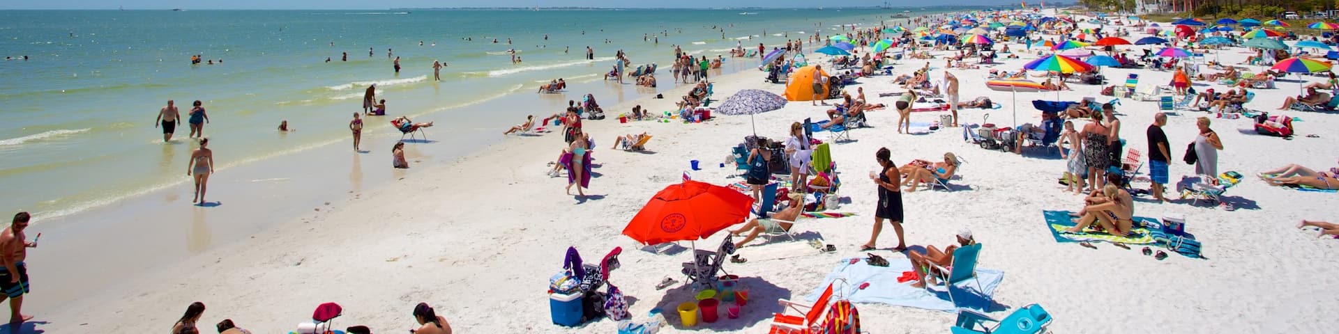 United States of America showing swimming, a beach and general coastal views